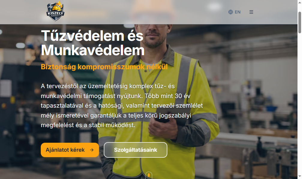 Munkavédelmi Portál screenshot